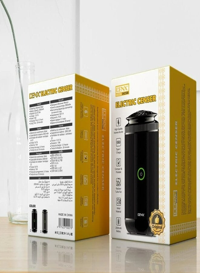 دينكس مبخرة كهربائية من دينكس DX2580 باللون الأسود - Image 2