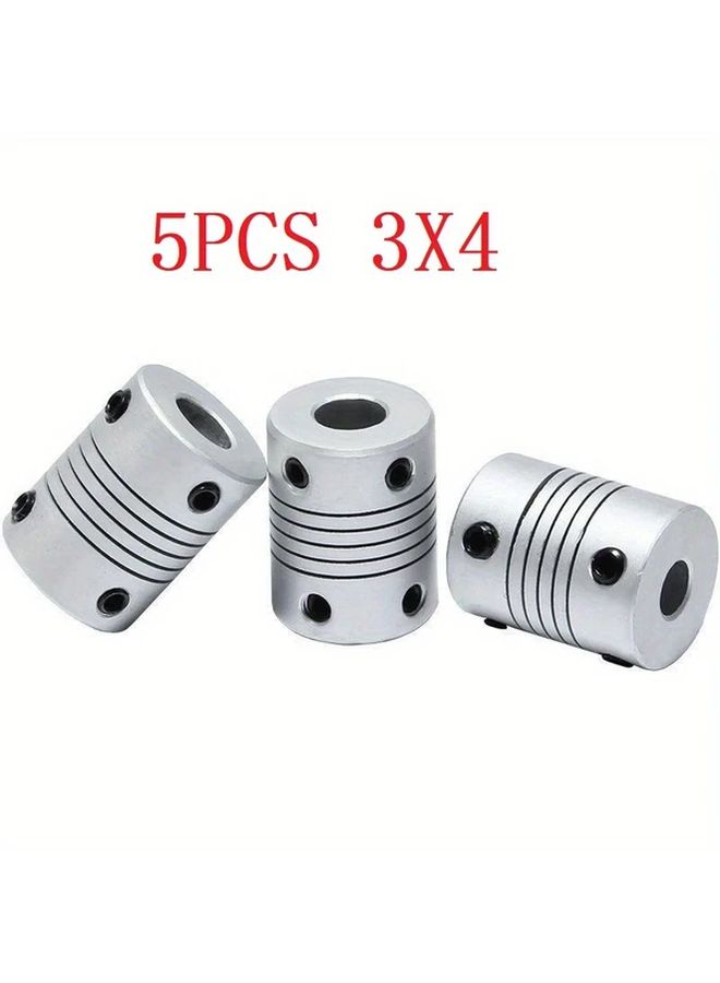 Aluminum Flexible Shaft Coupling 3X8 Size For 3D Printer Stepper Motor Z Axis - Image 5