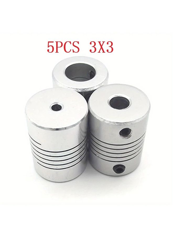 Aluminum Flexible Shaft Coupling 3X8 Size For 3D Printer Stepper Motor Z Axis - Image 3