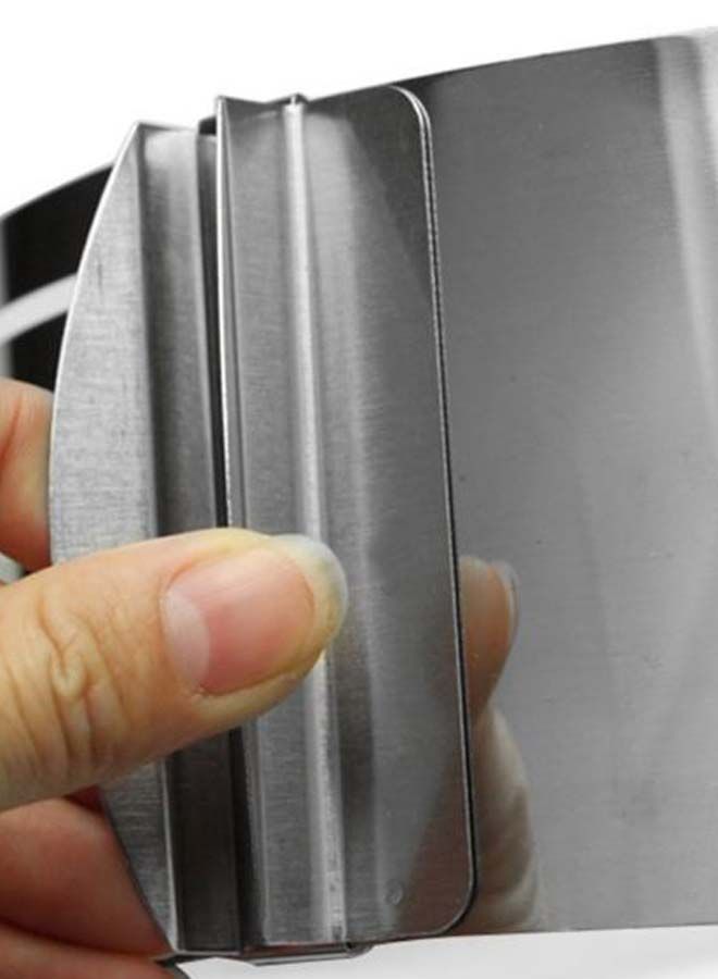 نيبمينينت قالب خبز كيك دائري قابل للسحب فضي - Image 4