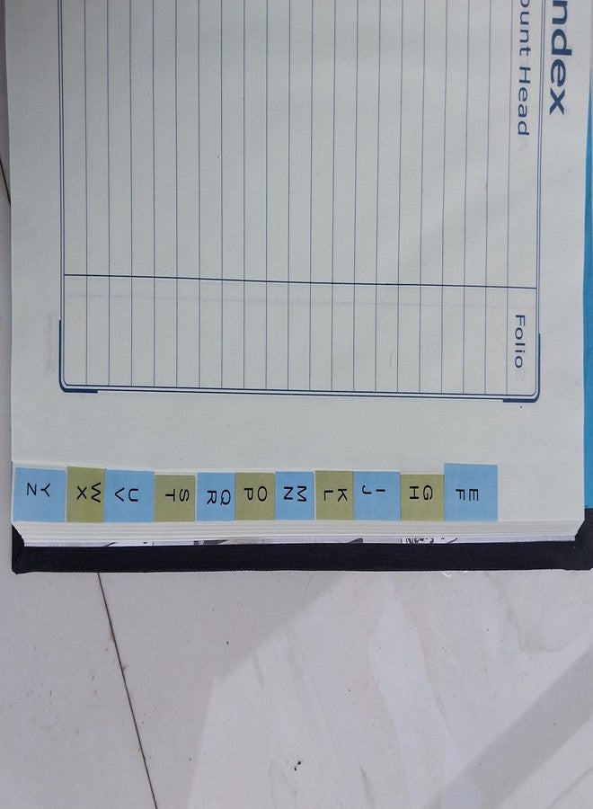 Peeplvalue دفتر حسابات Peeplvalue بحجم النسخ مع غلاف مقوى لضمان المتانة الطويلة - (90 صفحة - 19 × 15 سم) - Image 5