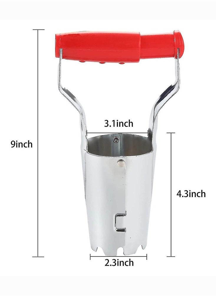 Bulb Planter Tool Handheld Bulb Transplanter Grass Plugger Tool