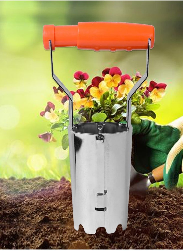 Bulb Planter Tool Handheld Bulb Transplanter Grass Plugger Tool