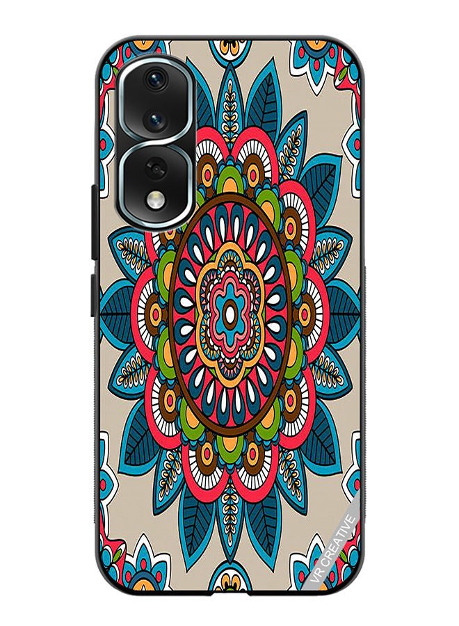 VR CREATIVE Protective Case Cover For Honor 80 Pro Indian Mandala Design Multicolour - Image 1