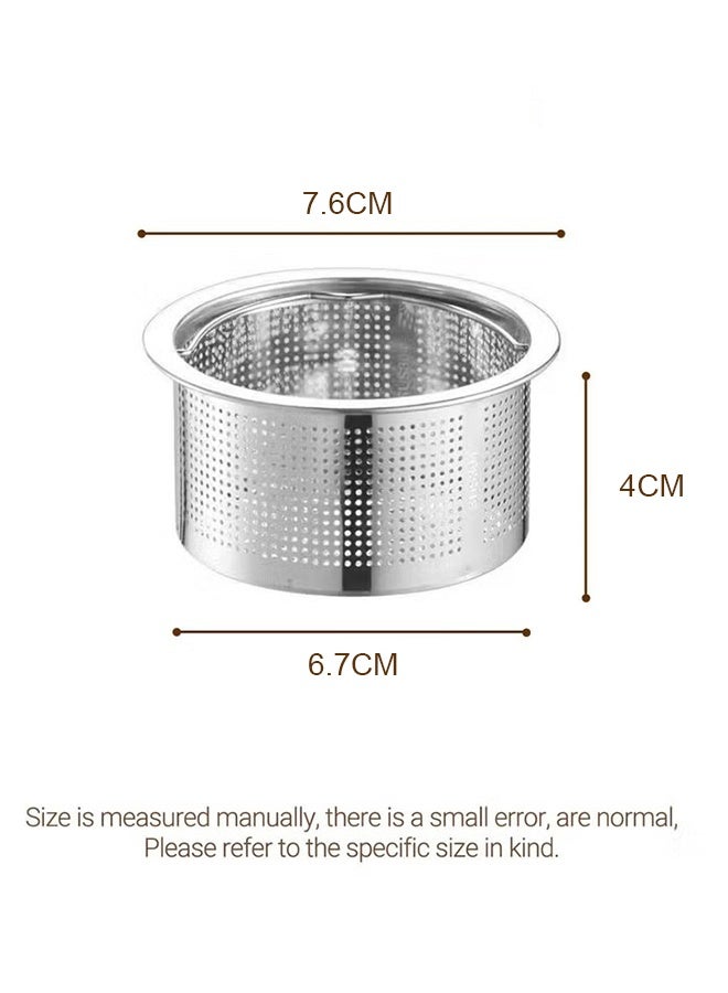 أوشن 2 جهاز كمبيوتر شخصي مصفاة حوض المطبخ ، 304 الفولاذ المقاوم للصدأ مصفاة الصرف المضادة للانسداد - Image 2