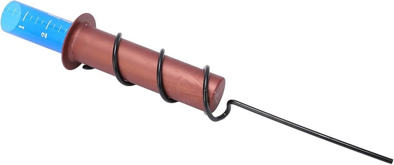 مقياس المطر العائم ذو الإدخال المستقيم، مثبت على الأرض، أنبوب بلاستيكي لحديقة المنزل والمرج - Image 2