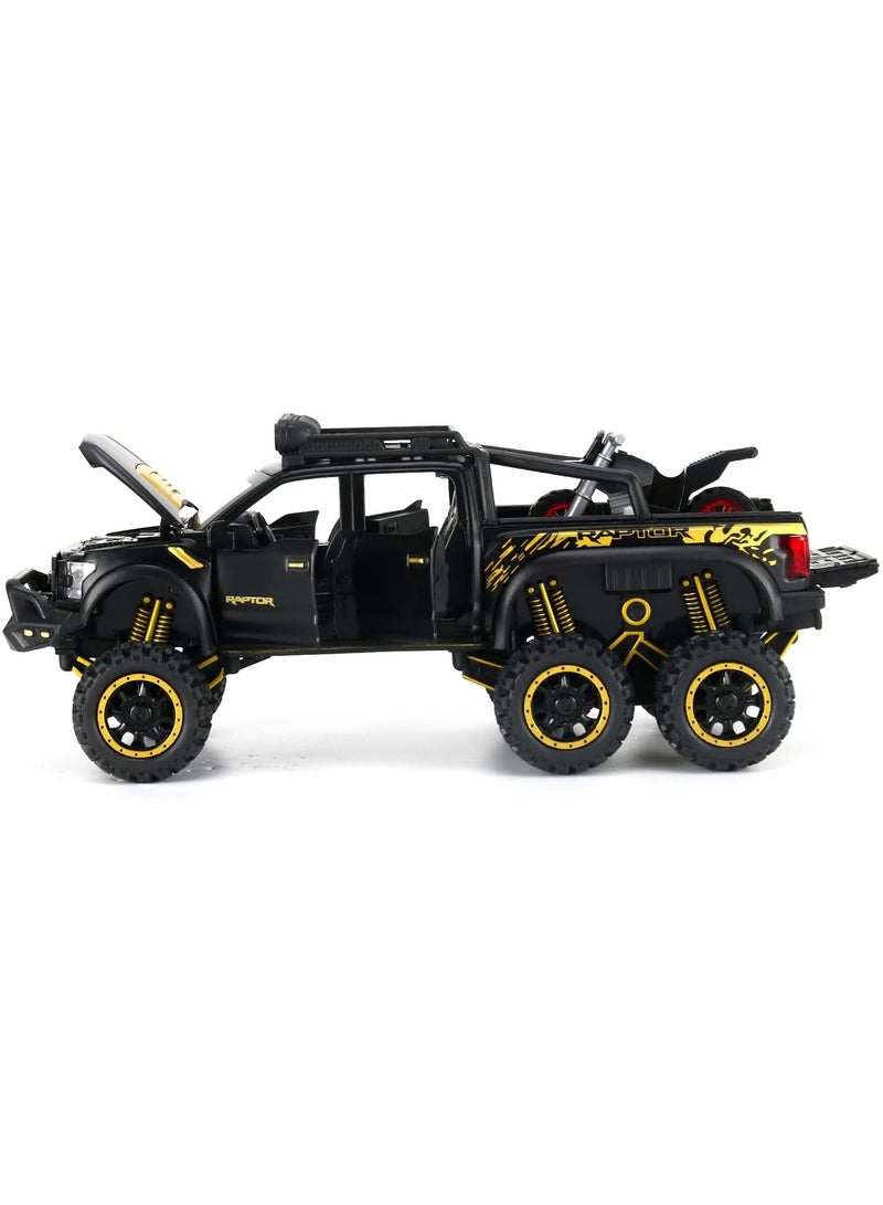 INFLUX Toy Pickup Trucks for Boys (Length 8.5 Inch (Pack of 1)) Raptor F150 Diecast Metal Model Toy Car for 3 4 5 6 7 8 Year Old Kids - Image 5