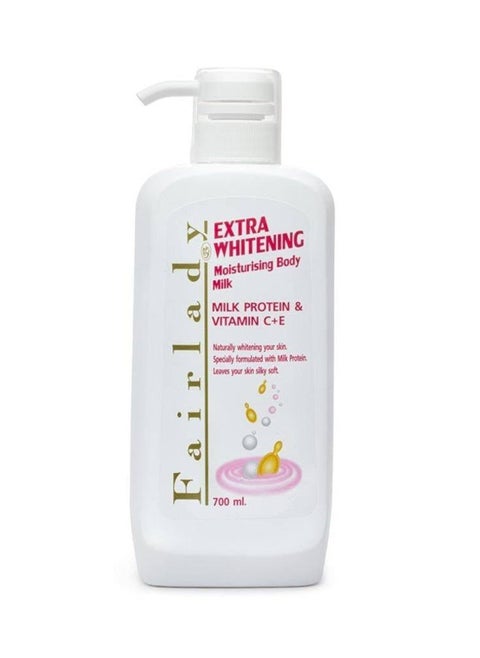 Whitening and moisturizing body lotion with milk 700 ml
