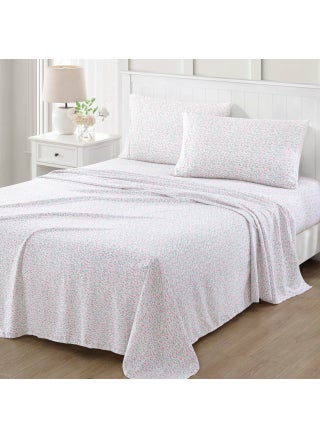 MARTHA STEWART Ultra Soft Brushed and Washed Microfiber 3 Piece Sheet Set  Easy Care  Comfy Bed Sheets with Deep Pocket  1 Flat Sheet  1 Fitted Sheet  1 Standard Pillowcase  Twin Size  Pink & Blue - pzsku/ZFD60A1FCE2C80C0A18B7Z/45/1749667831/e904ec02-7939-44f8-8ce1-09c3cab4fe79
