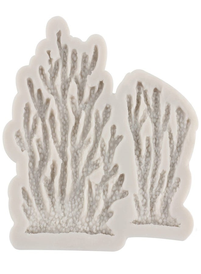 Sijiangmold Sea Coral Silicone Molds Seaweed Fondant Mold For Cake Decoration Cupcake Topper Polymer Clay Chocolate Candy Gum Paste Set Of 4 - Image 5