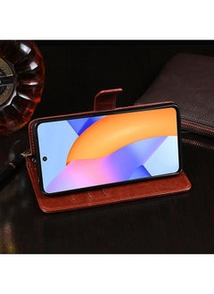 IDEWEI Case For Huawei Honor 10X Lite Crazy Horse Texture Horizontal Flip Leather Case with Holder & Card Slots & Wallet  - Image 4