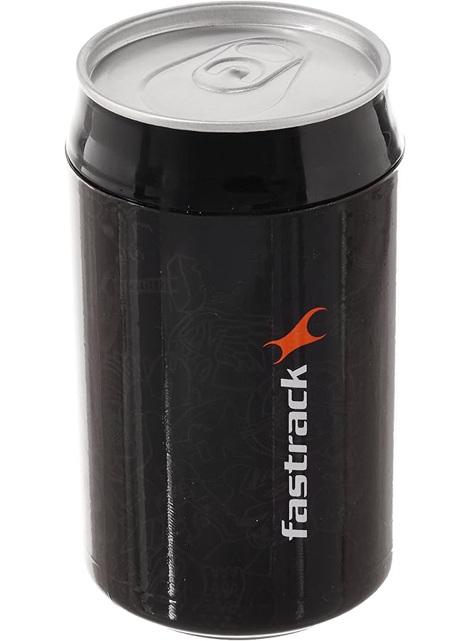 فاستراك ساعة لوب هولز متعددة الوظائف بمينا أسود للرجال - Image 5