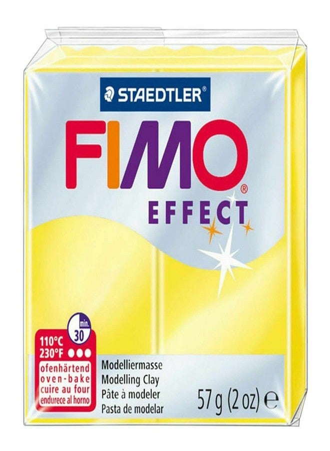 FIMO طين النمذجة البوليمرية FIMO Soft & Effect - 57 جرام - مجموعة من 8 - درجات الأصفر والأخضر - Image 5