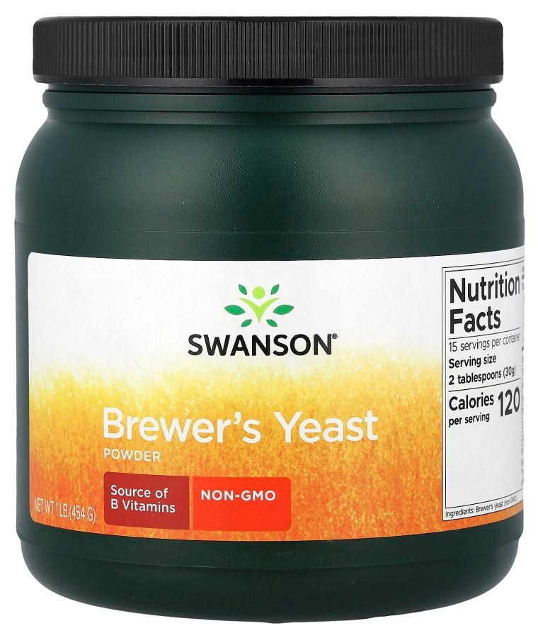SWANSON Brewer's Yeast Powder 1 lb (454 g)