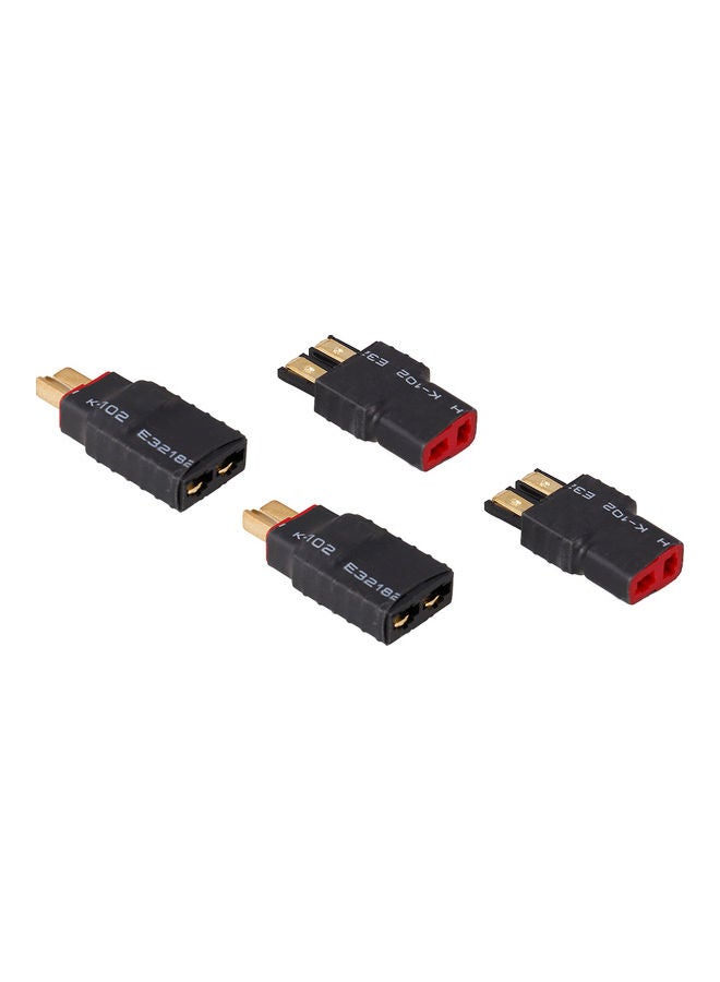 2 Piece No Wires Traxxas Plug Connector Adapter 9 x 2 x 6cm - Image 1