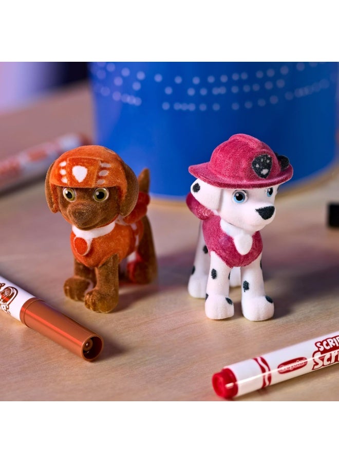 CRAYOLA - Washimals Paw Patrol Activity Set with 2 Puppies, 3 Washable Felt Tip Pens and Brush, Game and Gift for Children, from 3 Years - Image 2