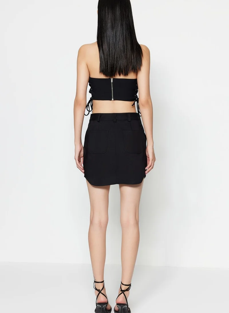 trendyol Pocket Detail Mini Skirt