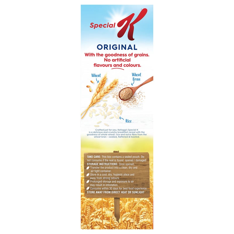 Kellogg's Original Special K | Only 2% Fat | Sub 300 Calorie Breakfast Cereals | Whole Wheat Flakes| Source of Protein & Fibre | 900/935g - Image 4