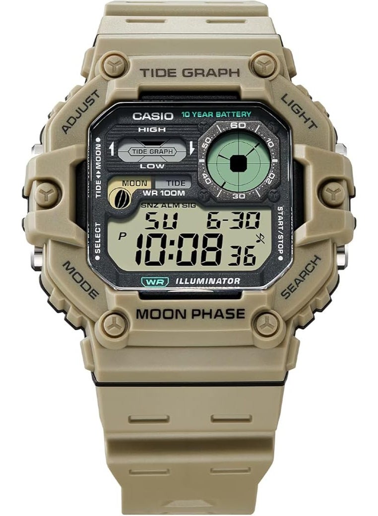 CASIO Silicone Digital Watch WS-1700H-5AVDF - Image 2