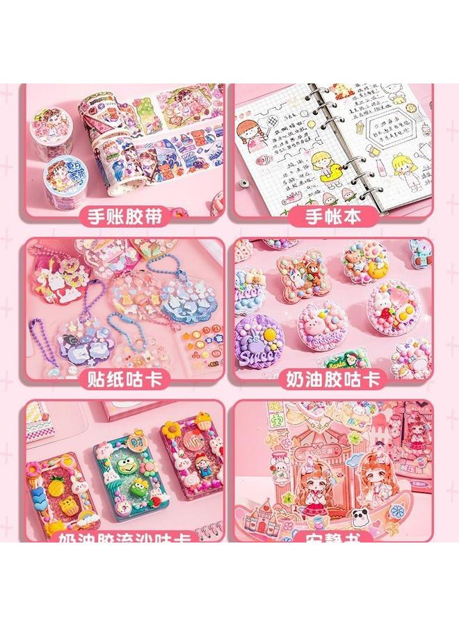 Bluejw 2024 Hand Account Holding Bucket New Cute Hand Account Suit Gift Box Hand Account Book Girl's Toy Children's Day Gift  - Image 5
