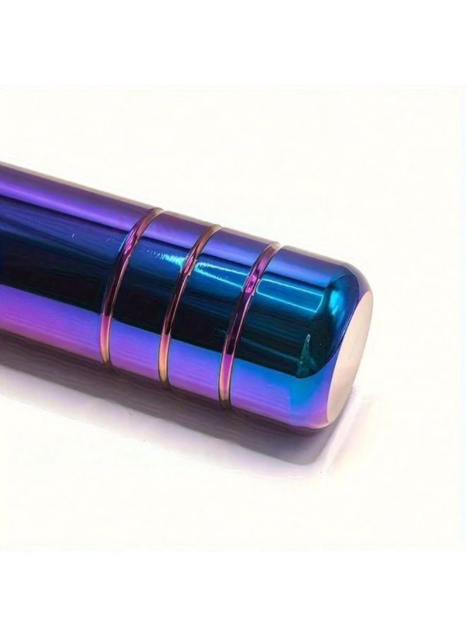 7 09 Inch Purple Aluminum Gear Shift Knob Easy Install With 3 Adapters For Manual Cars - Image 5