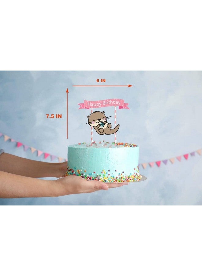 PC زينة كعكة قناديل للأولاد | لوازم حفلة عيد ميلاد قناديل البحر اللطيفة | زينة عيد ميلاد بموضوع قناديل البحر - Image 3