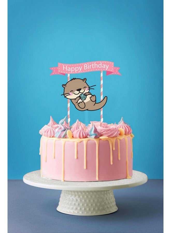 PC زينة كعكة قناديل للأولاد | لوازم حفلة عيد ميلاد قناديل البحر اللطيفة | زينة عيد ميلاد بموضوع قناديل البحر - Image 4