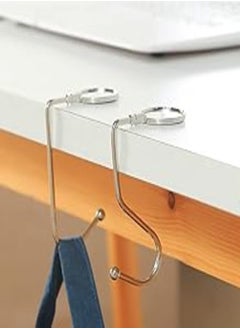 Generic Purse Hook Folding Bag Hook Hanger Purse Handbag HoldersFolding Purse Holder for Table Handbag Storage and so on (B) 