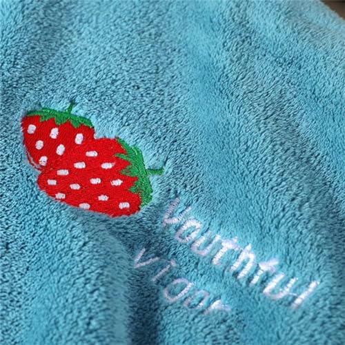 Prostuff.in® 1 Pcs Rapid Drying Hair Towel, Microfiber Quick Dry Hair Towel Wrap, Premium Soft Dry Hair Towel with Embroidery No Frizz Hair Wrap Towels for Women Wet Hair, Curly, Longer, Thicker Hair - Image 3
