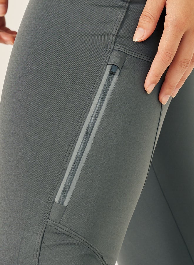 ستايلي اكتيف ليجنز بخصر مرتفع وجيوب بسحاب - Image 4