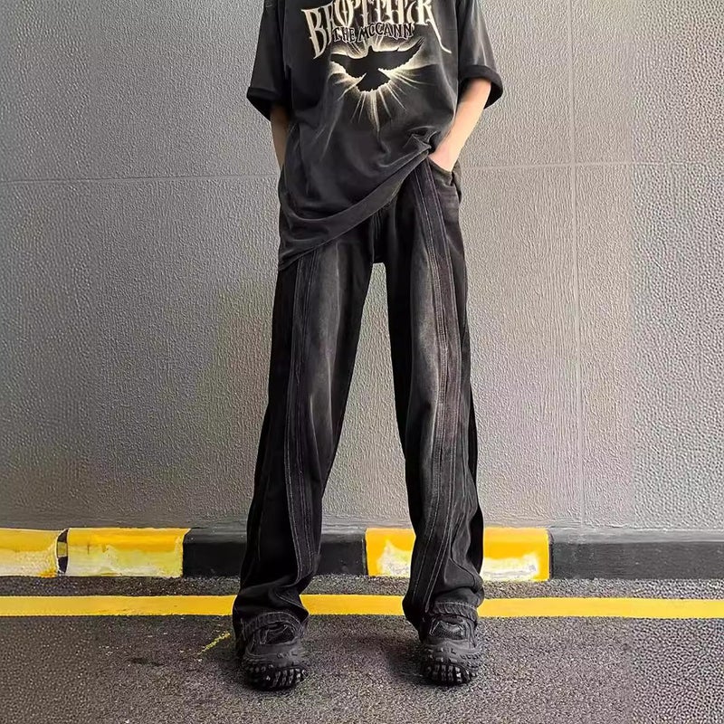 Unisex Casual Daily Denim Jeans - Image 4