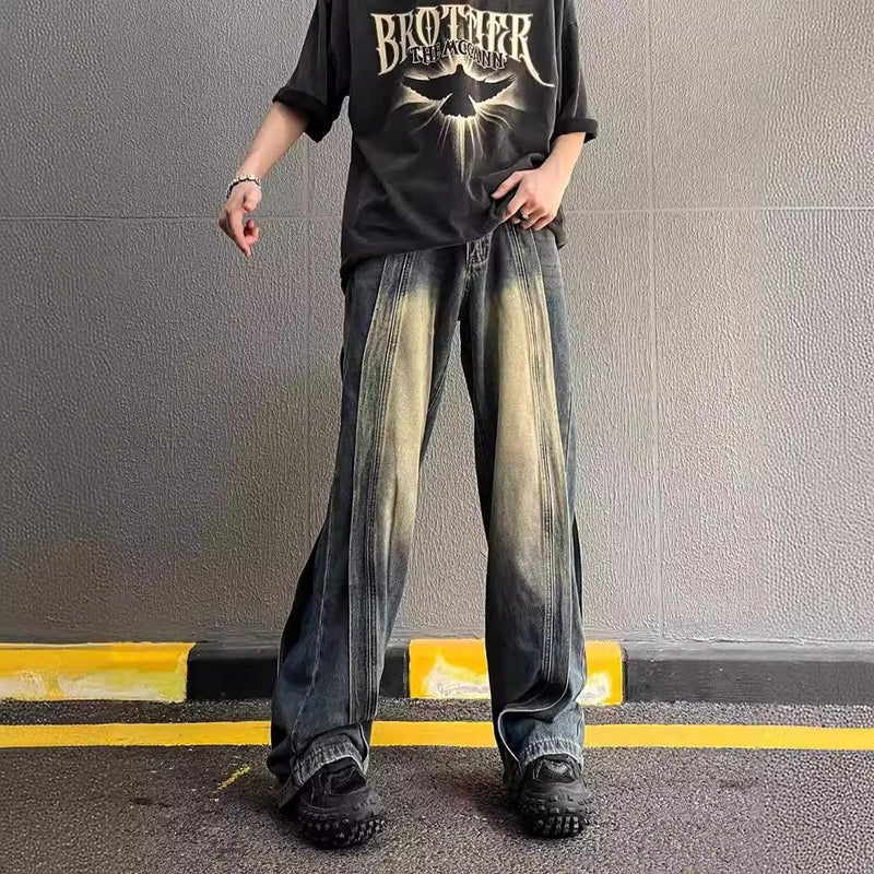 Unisex Casual Daily Denim Jeans - Image 3