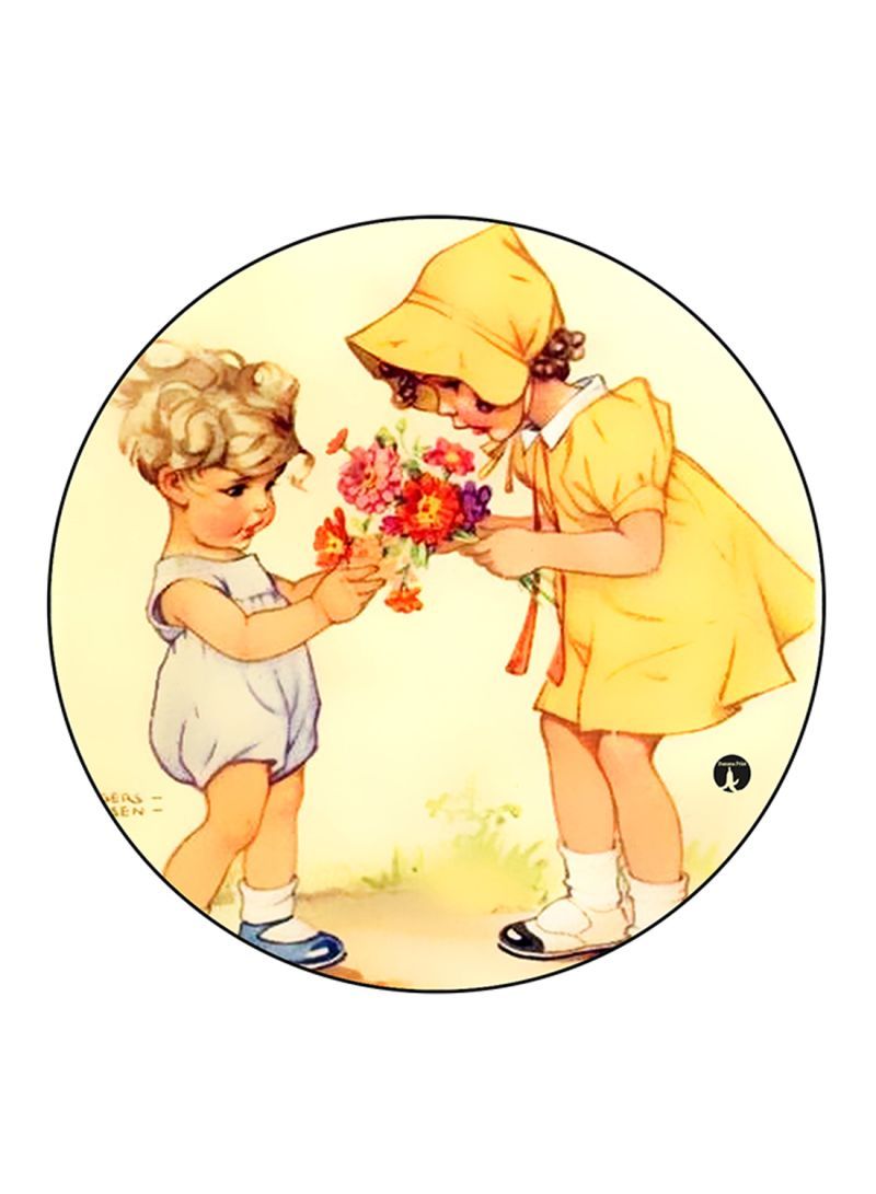 RKN Vintage Art Printed Fridge Magnet  Multicolour - Image 2