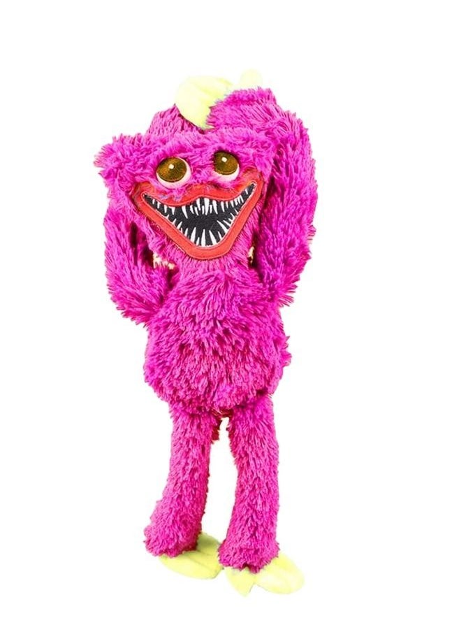 Toy Box - Huggy Wuggy Game Cartoon Character Plush Toy Pink 30X18X6cm - Image 1