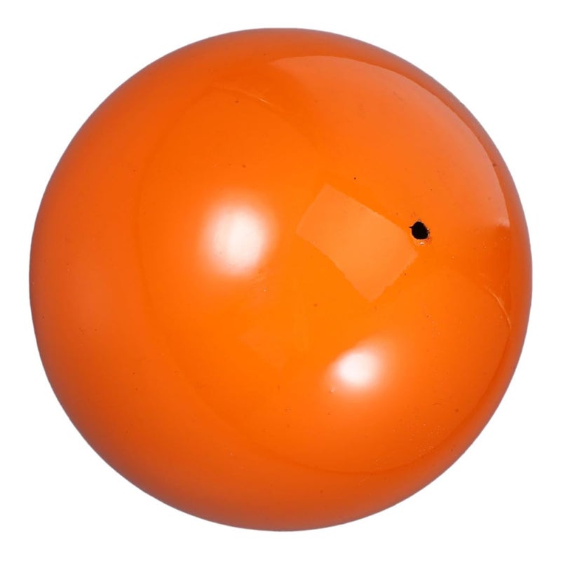 Polished Stainless Steel Gazing Ball 200mm Orange Reflective Garden Mirror Sphere Outdoor Lawn Decoration - Image 2
