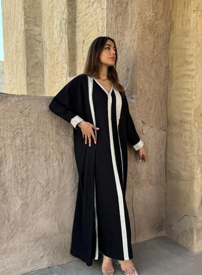 MAISON ARABELLE MARWA BLACK SILVER