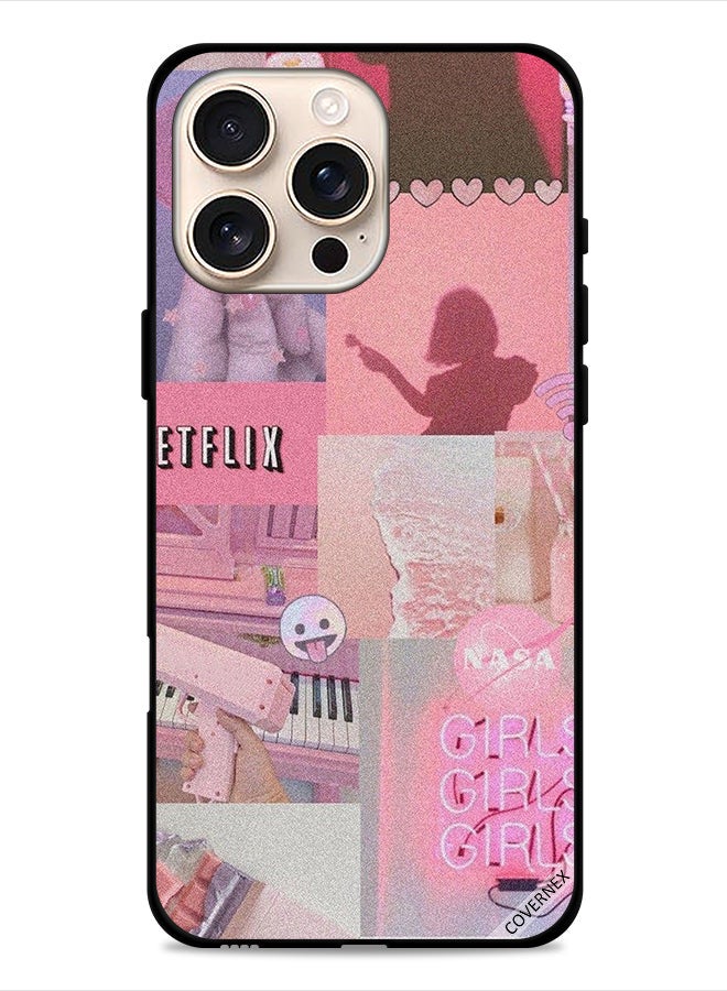 Covernex Apple iPhone 16 Pro Protective Case Cover Girls Art Clip - Image 1