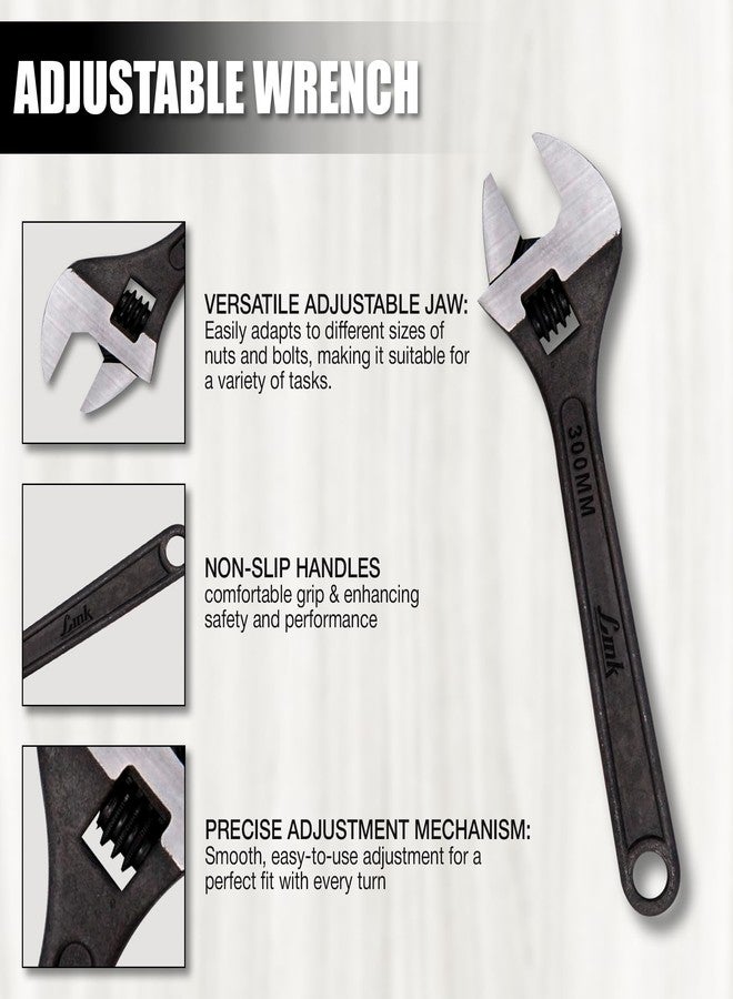 Link Prabal Adjustable Wrench (200MM) - Image 3