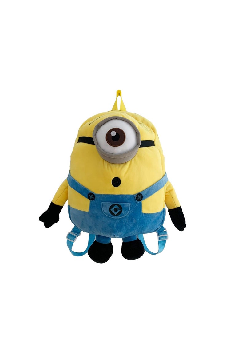 General Minions Children's Plush Backpack Kindergarten Backpack Plush Shoulder Bag Gift For Kids  - Image 1