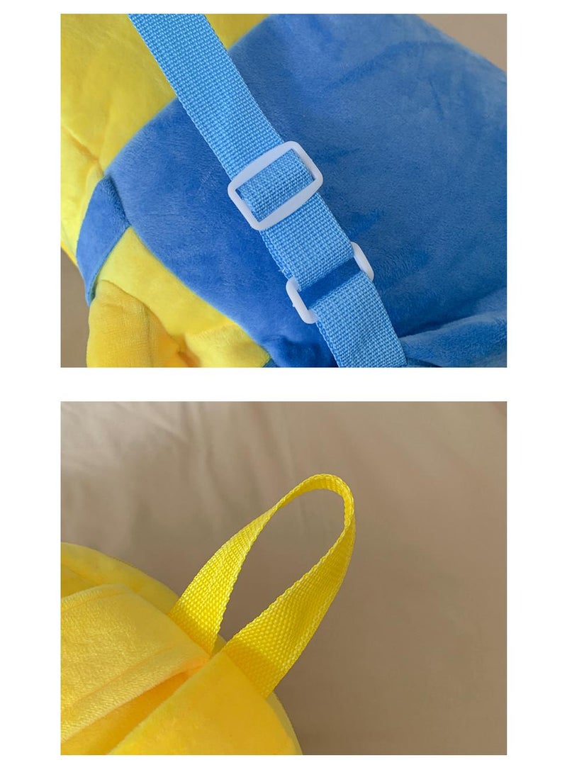 General Minions Children's Plush Backpack Kindergarten Backpack Plush Shoulder Bag Gift For Kids  - Image 3