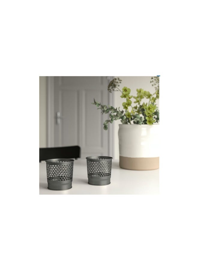 BERGGRAN Candle holder, grey, 9 cm - Image 3