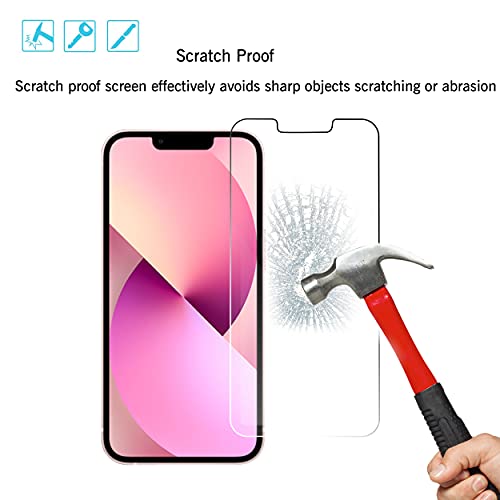 Ailun 2 Pack Screen Protector for iPhone 13 mini [5.4 inch] Display 2021 with 2 Pack Tempered Glass Camera Lens Protector,[9H Hardness]-HD - Image 5