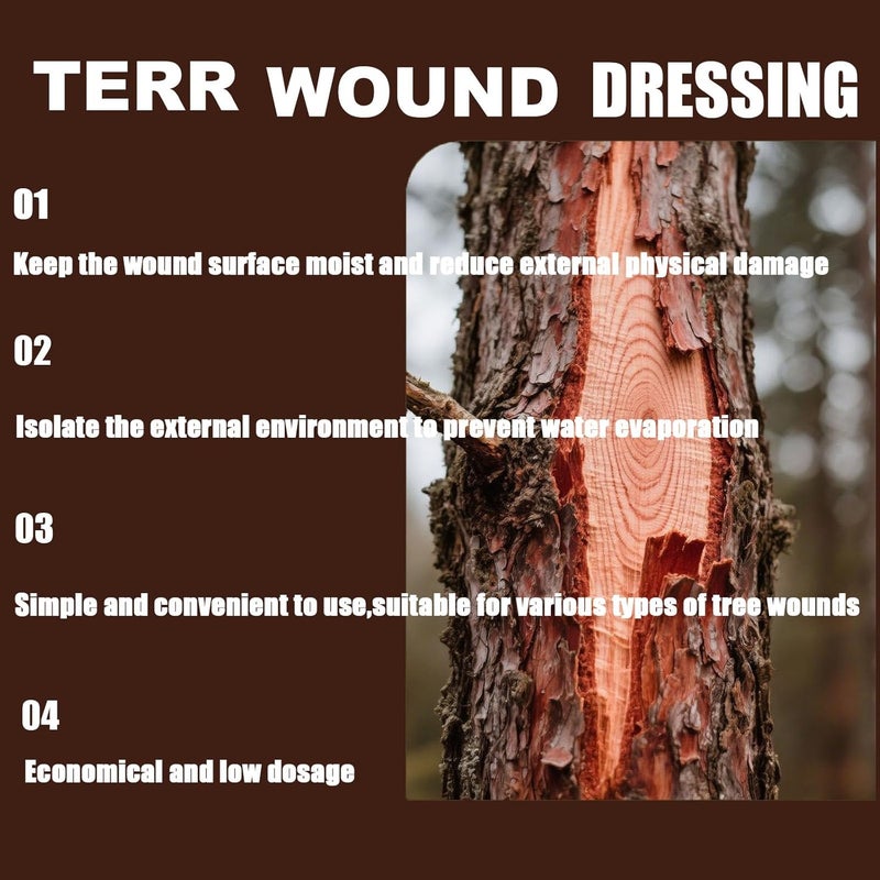 Zriechs Tree Wound Pruning Sealer,Tree Wound Dressing with Brush, Bonsai Cut Paste, Trees Grafting Supplies, Pruning Sealer for Bonsai, Fruit Trees, Roses (1 PCS,100 g) - Image 3