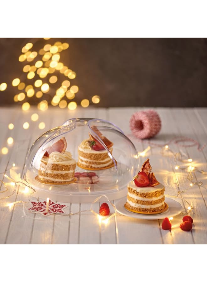 Snips | Cake Holder With 2 Safety Latches | Transparent | 27 X 26 X 14 Cm | Made In Italy | 0% Bpa And Phthalate Free, 000972 - Image 4
