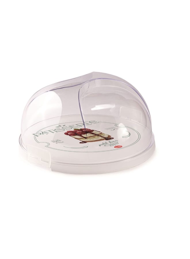 Snips | Cake Holder With 2 Safety Latches | Transparent | 27 X 26 X 14 Cm | Made In Italy | 0% Bpa And Phthalate Free, 000972 - Image 1