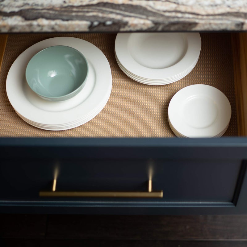 Duck Brand EasyLiner Select Grip Shelf Liner [Non-Adhesive]: 12 in. x 20 ft. (Brownstone) - Image 5