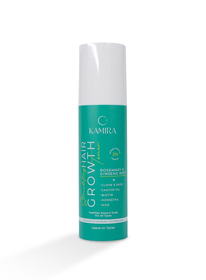 Kamira Herbal Hair Toner Mist | Scalp Growth Toner – Rosemary, Coffee & Fenugreek for Stronger, Fuller Hairgreek for Stronger, Fuller Hair - Image 1