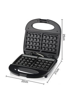 Electric Waffle Maker 1100W, 4-Slice Non-Stick Belgian Waffle Maker with Adjustable Temperature Control, Double-Sided Heating, Multi-Functional Breakfast and Snack Machine, Perfect for Waffles, Sandwiches, and More - pzsku/ZFD61F039C20CC81066C7Z/45/_/1727255696/2752e98c-a6c0-450a-8fa6-5be1944d563e