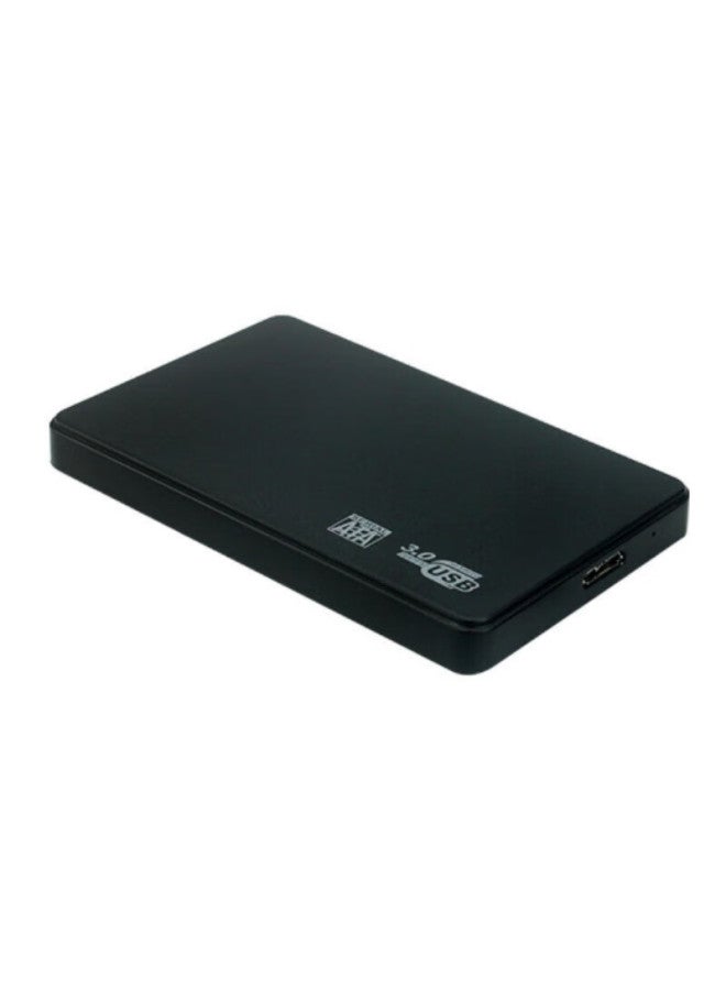Biyoumei External Hard Drive Enclosure, 2.5-inch Usb 3.0 Sata Interface, Laptop External Case For Solid State And Mechanical Ssd Hard Drives, Black
