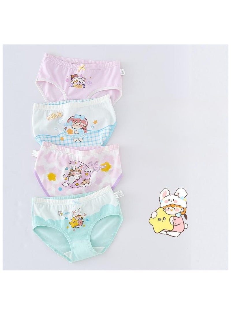 Little Girl Cute Style Triangle Pants Suitable For Ages 3-10  - Image 1